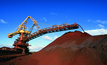 Exportações de minério de ferro sobem com força em maio