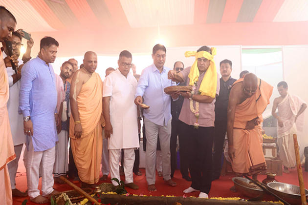 Assam CM inaugurates, lays foundation stones for multiple projects worth Rs 110 cr in Lakhimpur