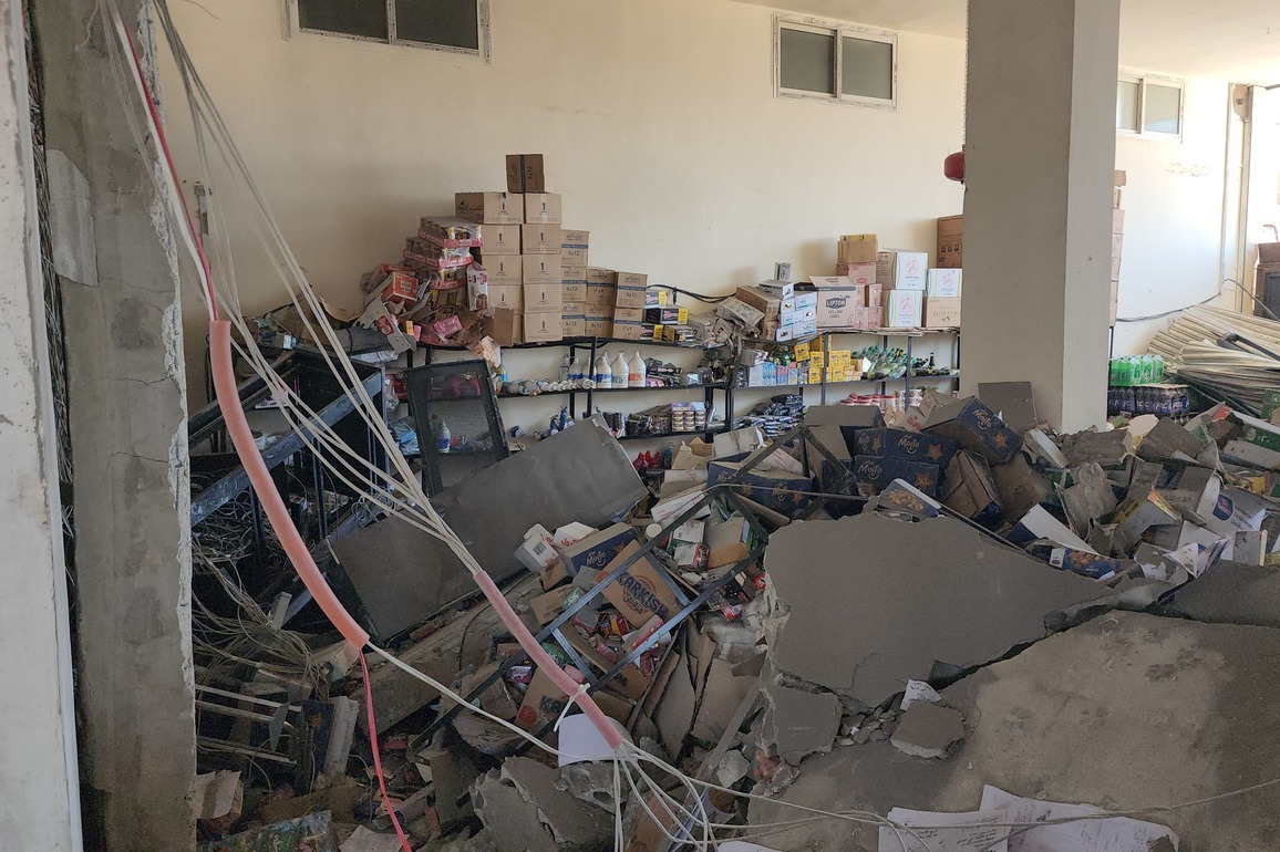 LEBANON-DIBBINE-MEIDOUN-RUINS-ISRAELI AIRSTRIKES
