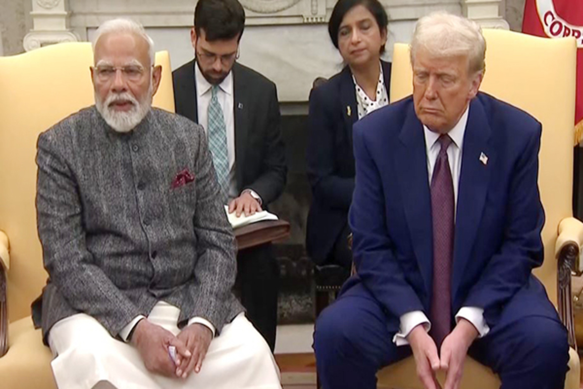 "We will work with twice the speed...delighted to see you back in the White House," PM Modi tells President Trump