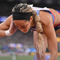 (SP)JAPAN-TOKYO-ATHLETICS-WORLD ATHLETICS CHAMPIONSHIPS-WOMEN'S HEPTATHLON-SHOT PUT