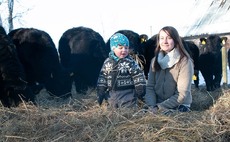 Estonian farmer inspired by Scottish breed