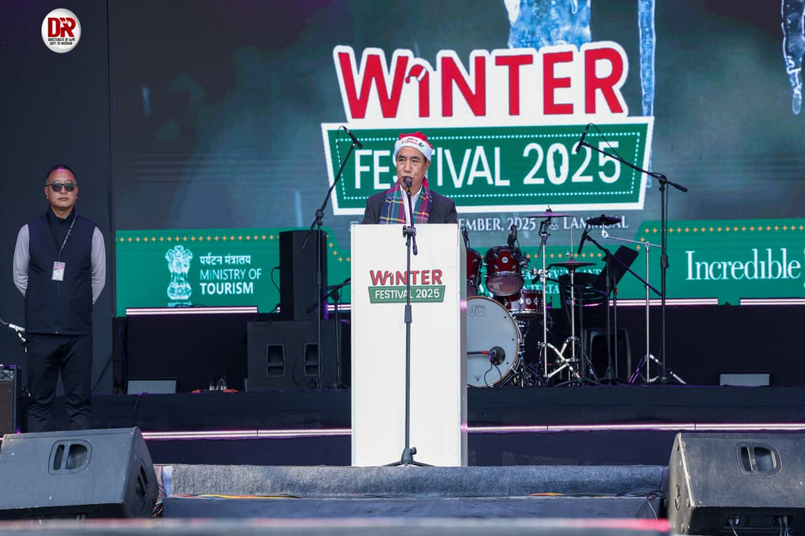Mizoram CM Lalduhoma takes part Christmas parade in Aizawl