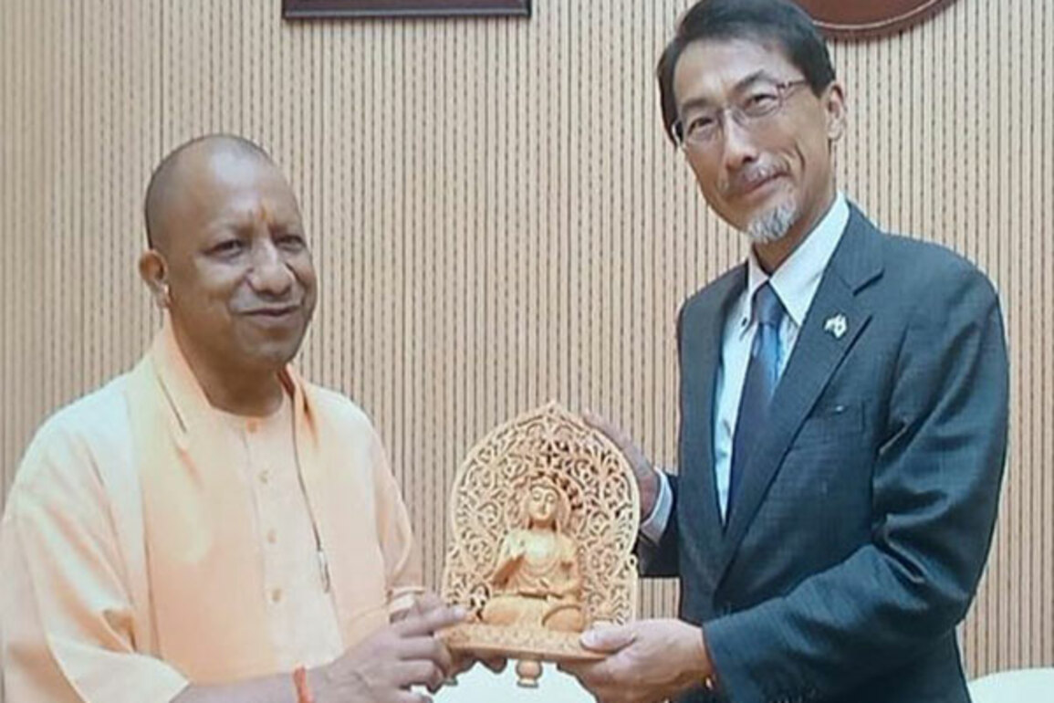 Japan's Ambassador ONO Keiichi meets UP CM Yogi Adityanath in Lucknow