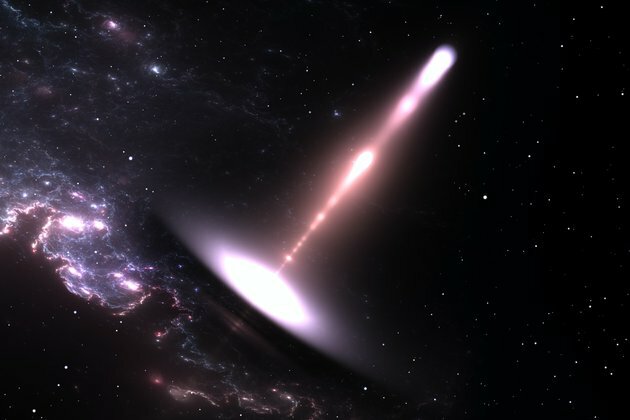 Astronomers have detected one of the biggest black hole jets in the sky