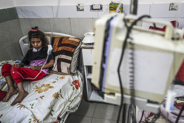 MIDEAST-GAZA CITY-CHILDREN'S HOSPITAL
