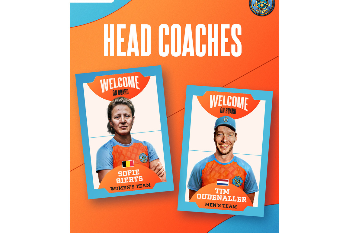 SG Pipers appoints Tim Oudenaller, Sofie Gierts as head coaches of men's and women's teams