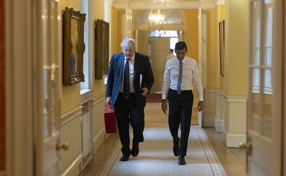 Prime Minister Boris Johnson with Chancellor of the Exchequer Rishi Sunak. Picture by Andrew Parsons / No 10 Downing Street