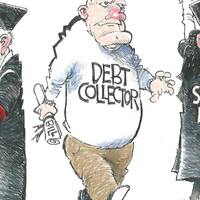 Editorial cartoon- John Darkow on graduation
