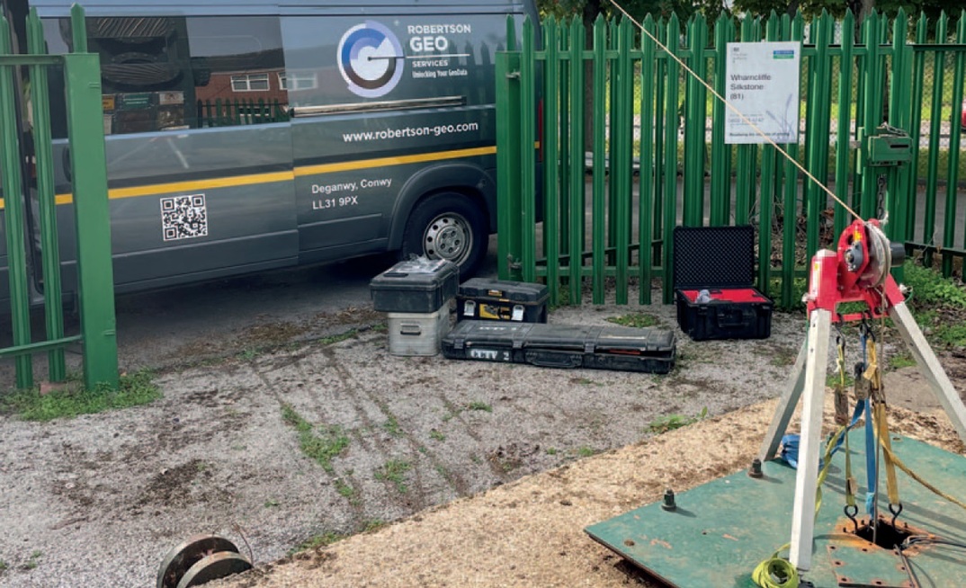 Robertson Geo Services is working with the UK’s Mining Remediation Authority to survey disused mining shafts