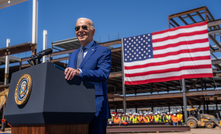 President Joe Biden also announced grants to expand US semiconductor production in March, 2024. Credit: White House/Adam Schultz