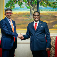 President of Malawi receives Abdullah bin Zayed