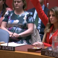 U.S. stands in way of world wanting end to war in Gaza