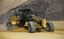 A Cat 24 motor grader.