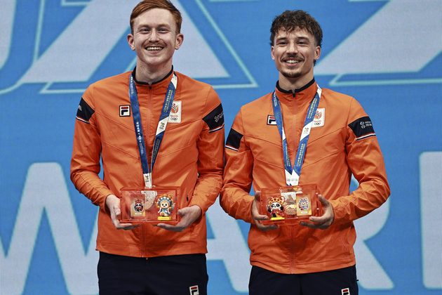 (SP)CHINA-CHENGDU-THE WORLD GAMES 2025-TRAMPOLINE GYMNASTICS-MEN'S SYNCHRONISED-FINAL (CN)
