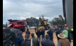  About 100 people attended a harvest workshop held near Lockhart, NSW, yesterday. Picture Mark Saunders.