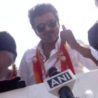 TVK chief Vijay holds massive roadshow Panchatti area to garner support for Tamil Nadu polls