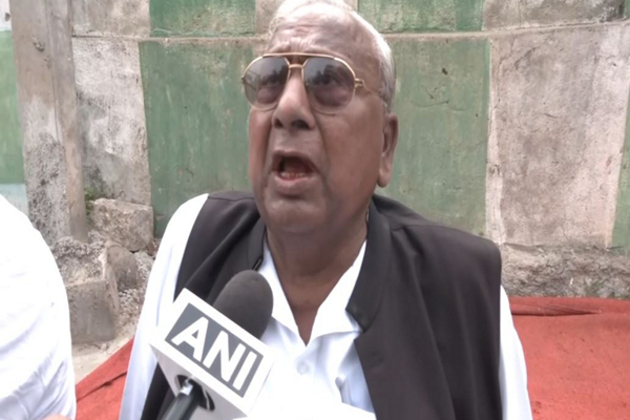 Telangana: V Hanumanth Rao stages dharna seeking land for sports facilities