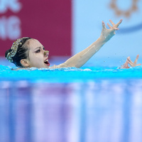 (SP)SINGAPORE-WORLD AQUATICS CHAMPIONSHIPS-ARTISTIC SWIMMING-WOMEN SOLO FREE