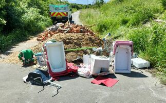 Farmer's despair as fly-tippers cause £40,000 of damage