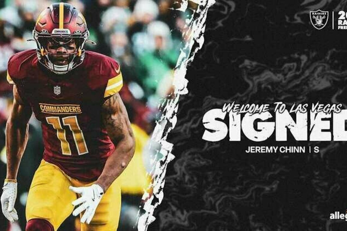 Raiders sign S Jeremy Chinn