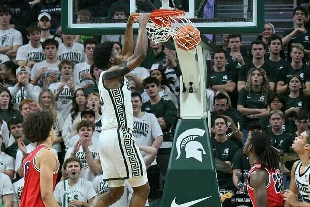 Jeremy Fears Jr. fuels No. 17 Michigan State past Detroit Mercy