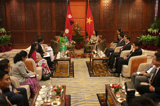 Visiting Vietnamese VP holds talks with Nepal FM as 3-day visit begins