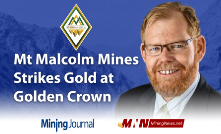 Mt Malcolm Mines Strikes Gold at Golden Crown