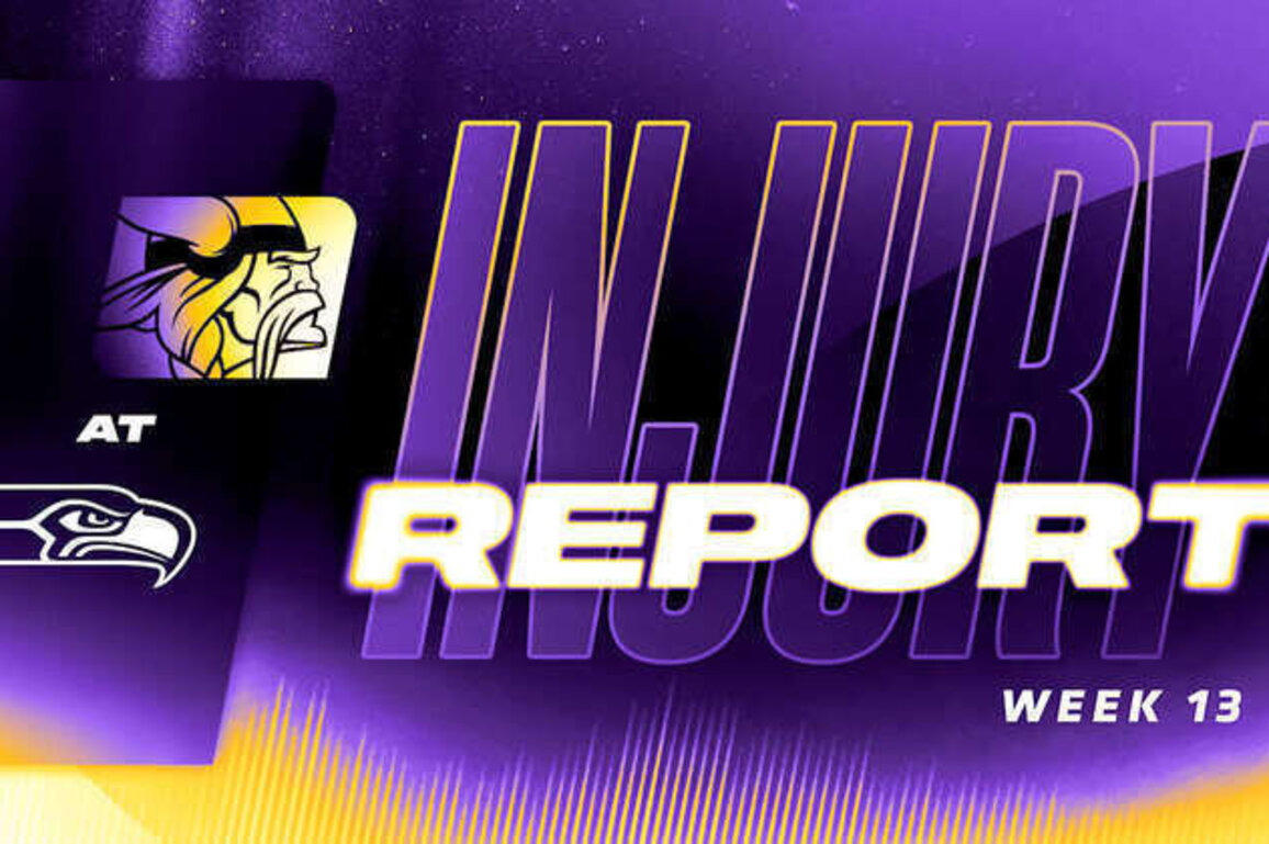 Updated Vikings vs. Seahawks Injury Report for Week 13 of 2025