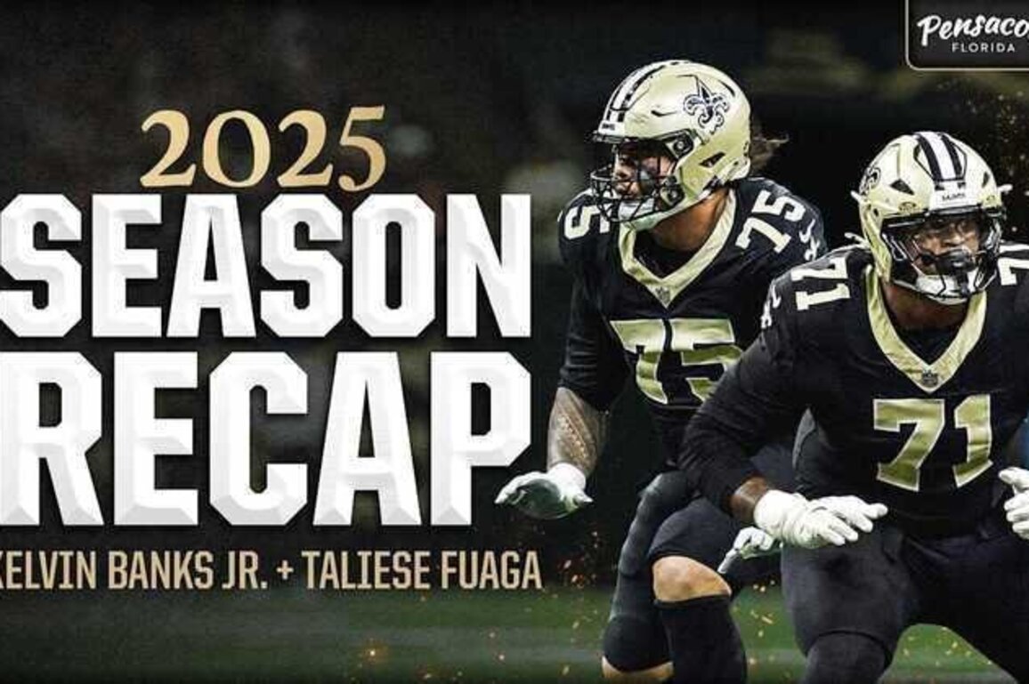 Saints 2025 Season Recap | Tackles Kelvin Banks Jr. and Taliese Fuaga
