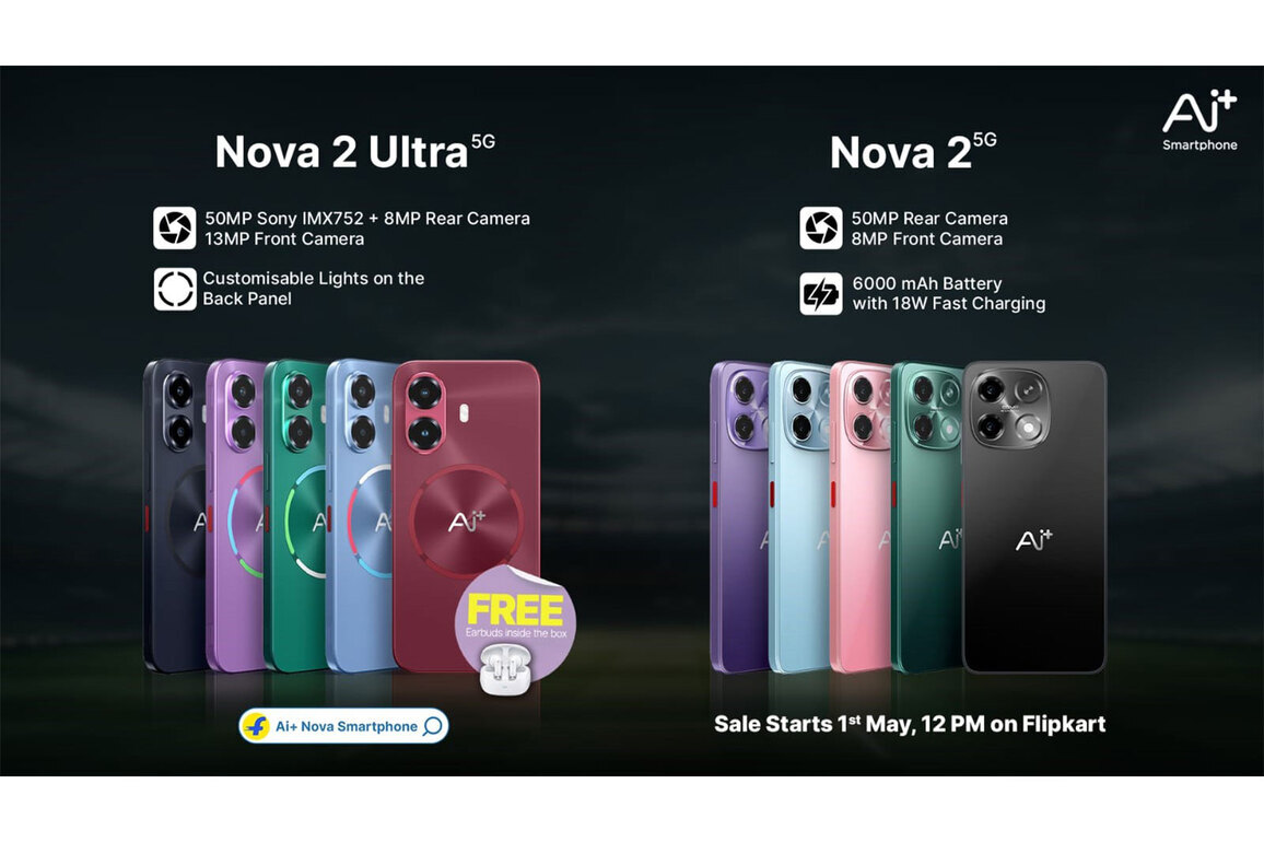 Ai+ Smartphone Announces Return of Sales for Nova 2 5G & Nova2 Ultra 5G Sale on May 1, 12 pm