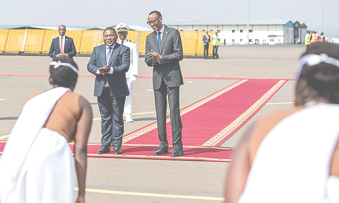 Mozambique president on three day visit to Kigali Mozambique president on three day visit to Kigali