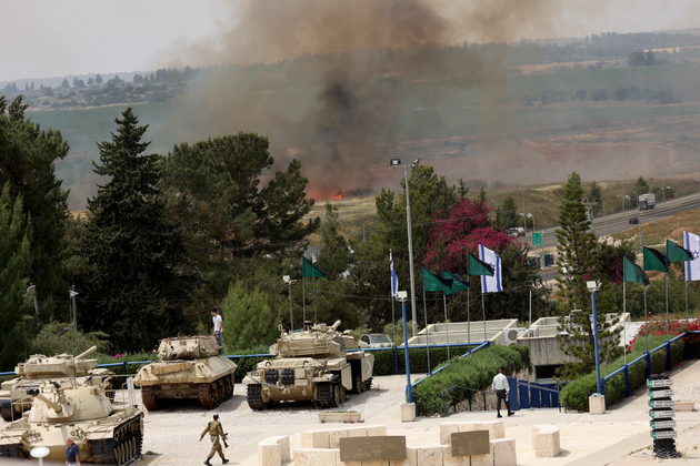 MIDEAST-JERUSALEM-WILDFIRES