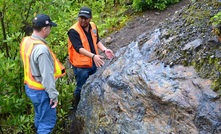 Surface outcrop at El Roble ... high-grade copper in recent sampling has raised Atico's share price