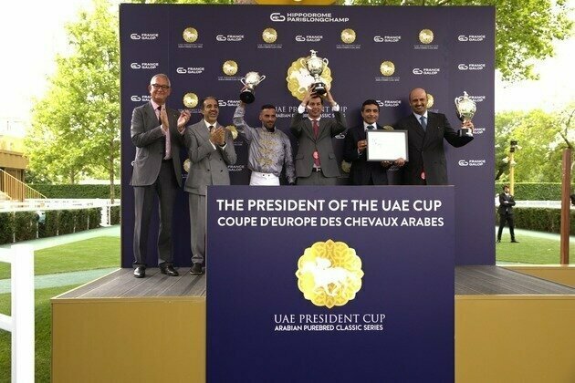 UAE President's Cup lights up European stage: Luwsail Claims Gr1 Title at ParisLongchamp