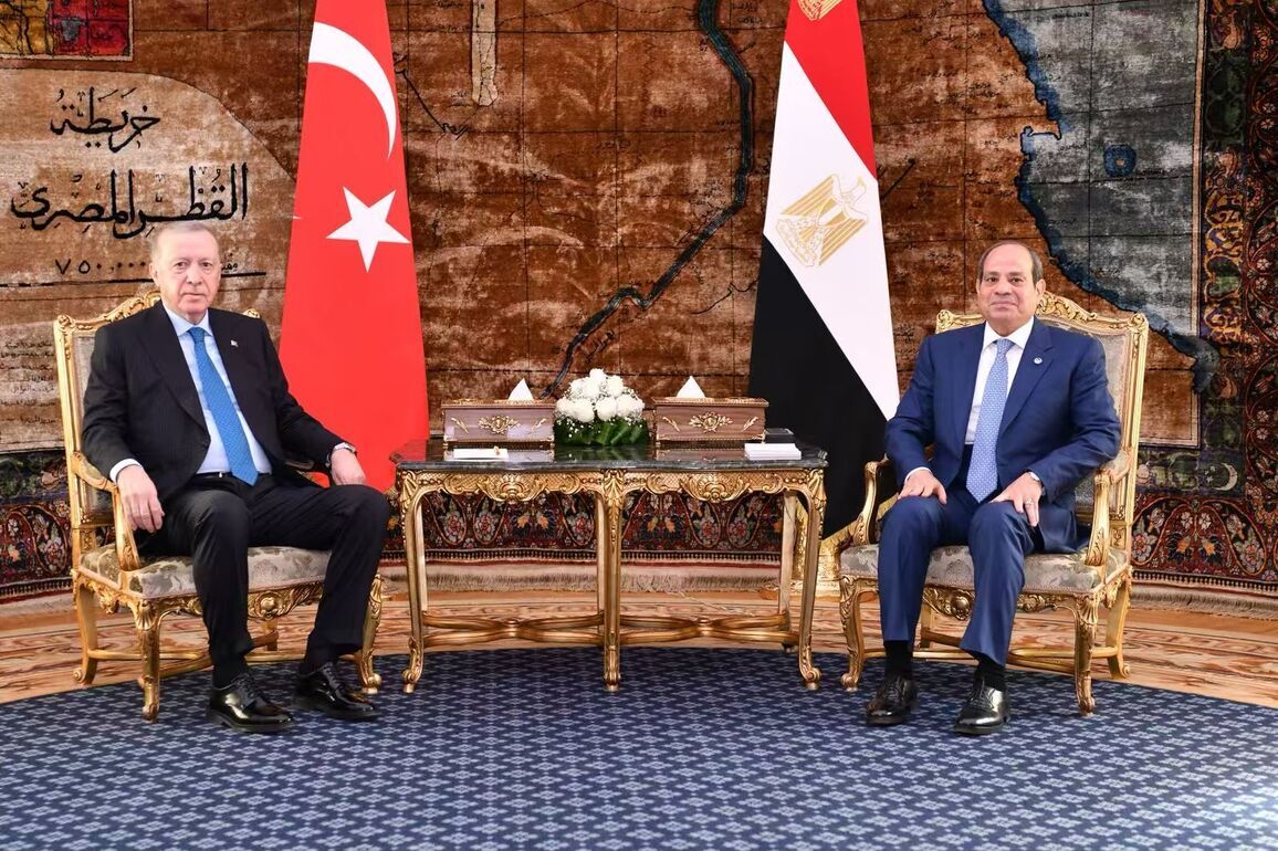 EGYPT-CAIRO-SISI-TRKIYE-ERDOGAN-MEETING