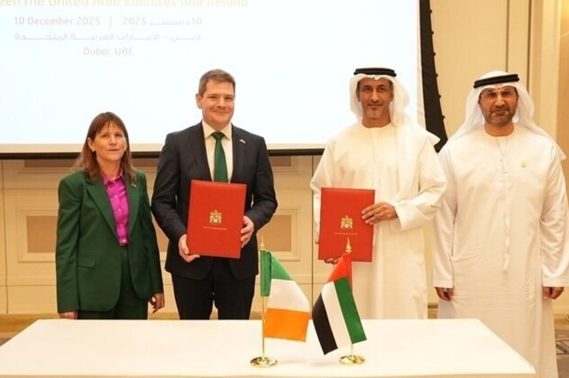 UAE, Ireland hold inaugural joint economic committee to strengthen trade, investment ties