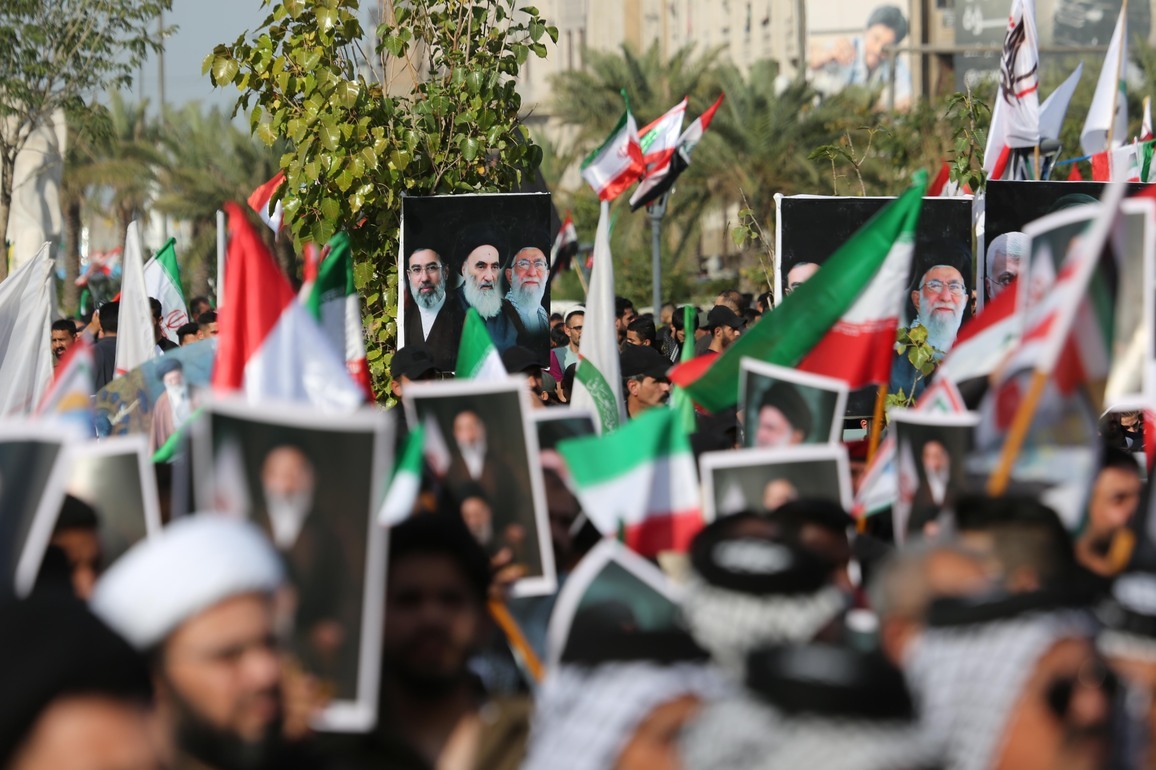 IRAQ-BAGHDAD-ALI KHAMENEI-MOURNING