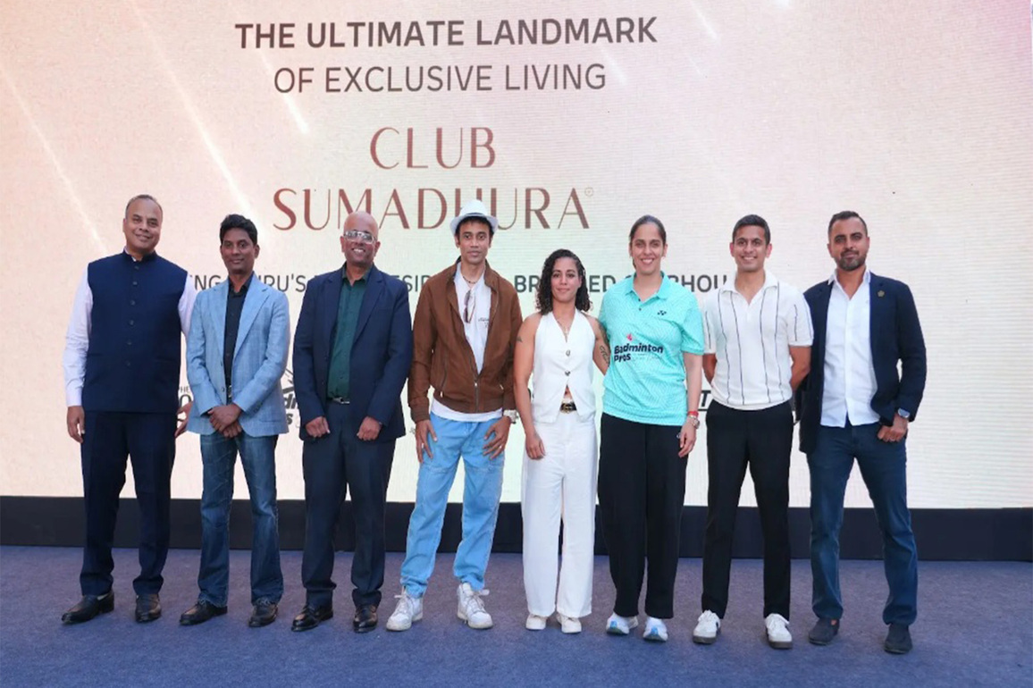 Bengaluru's First Residential Branded Clubhouse Goes Live at Folium by Sumadhura; Unveiled by Sports legends Saina Nehwal, Saurav Ghosal and Puja Tomar
