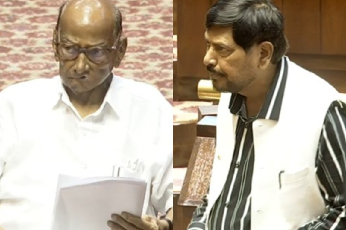 Parliament: Sharad Pawar, Ramdas Athawale among others take oath as Rajya Sabha MPs