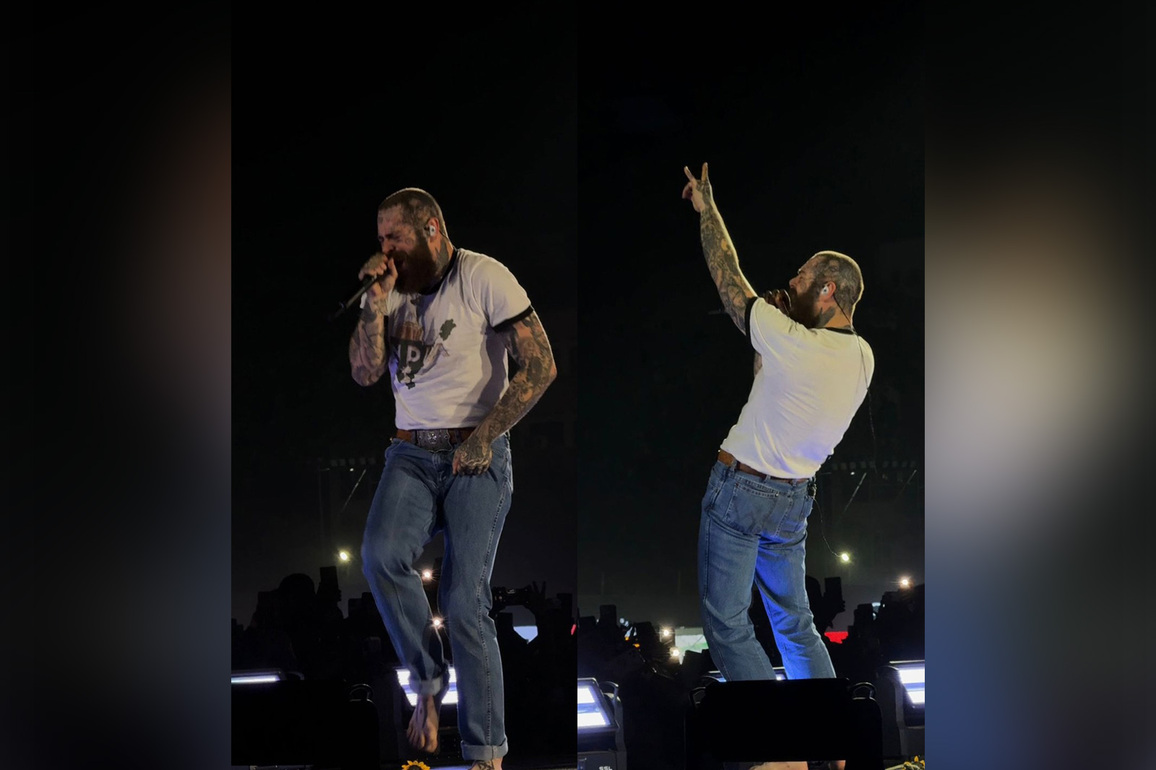 Post Malone sets Guwahati stage on fire with first-ever India solo concert, delivers hits like 'Congratulations', 'Sunflower' and more