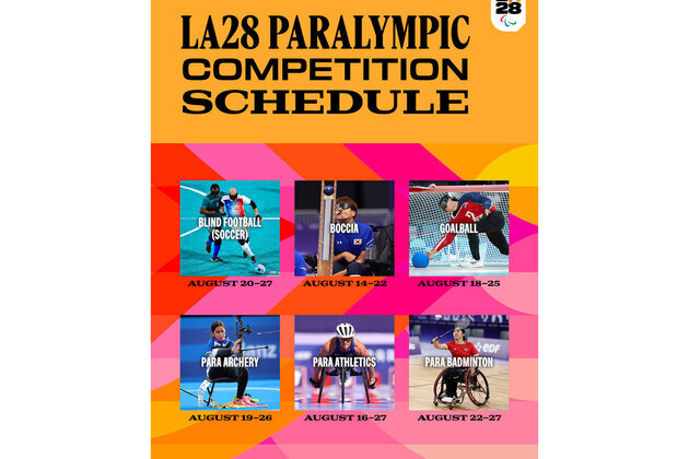 LA28 Paralympics to host 560 medal events across 14 days