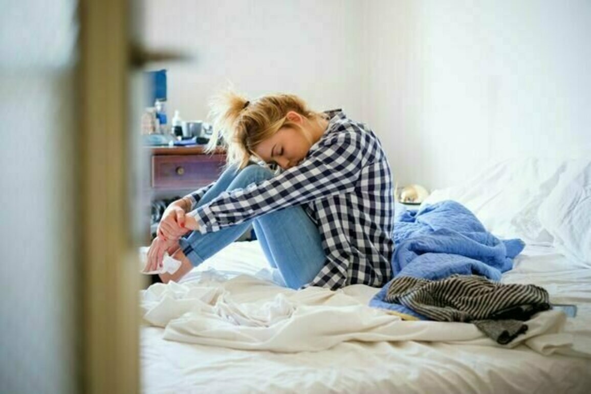 Girls with painful periods are twice as likely as their peers to have symptoms of anxiety or depression
