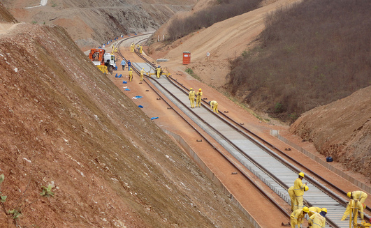 Construção da Transnordestina