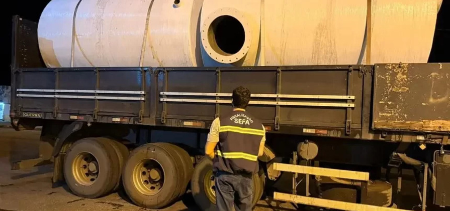 Peça cilíndrica é usada em mineração