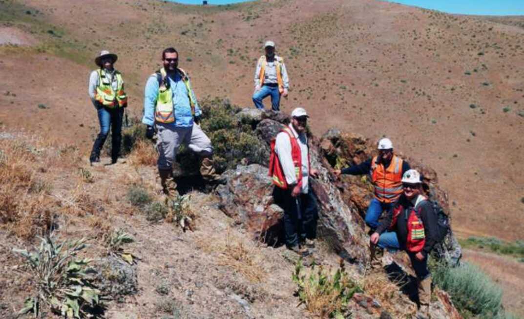 Barrick Gold exploration geologists at Fourmile in Nevada, USA