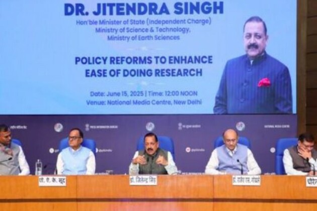 Union Minister Jitendra Singh announces reforms to enhance 'Ease of Innovation', 'Ease of Research' and 'Ease of Science'