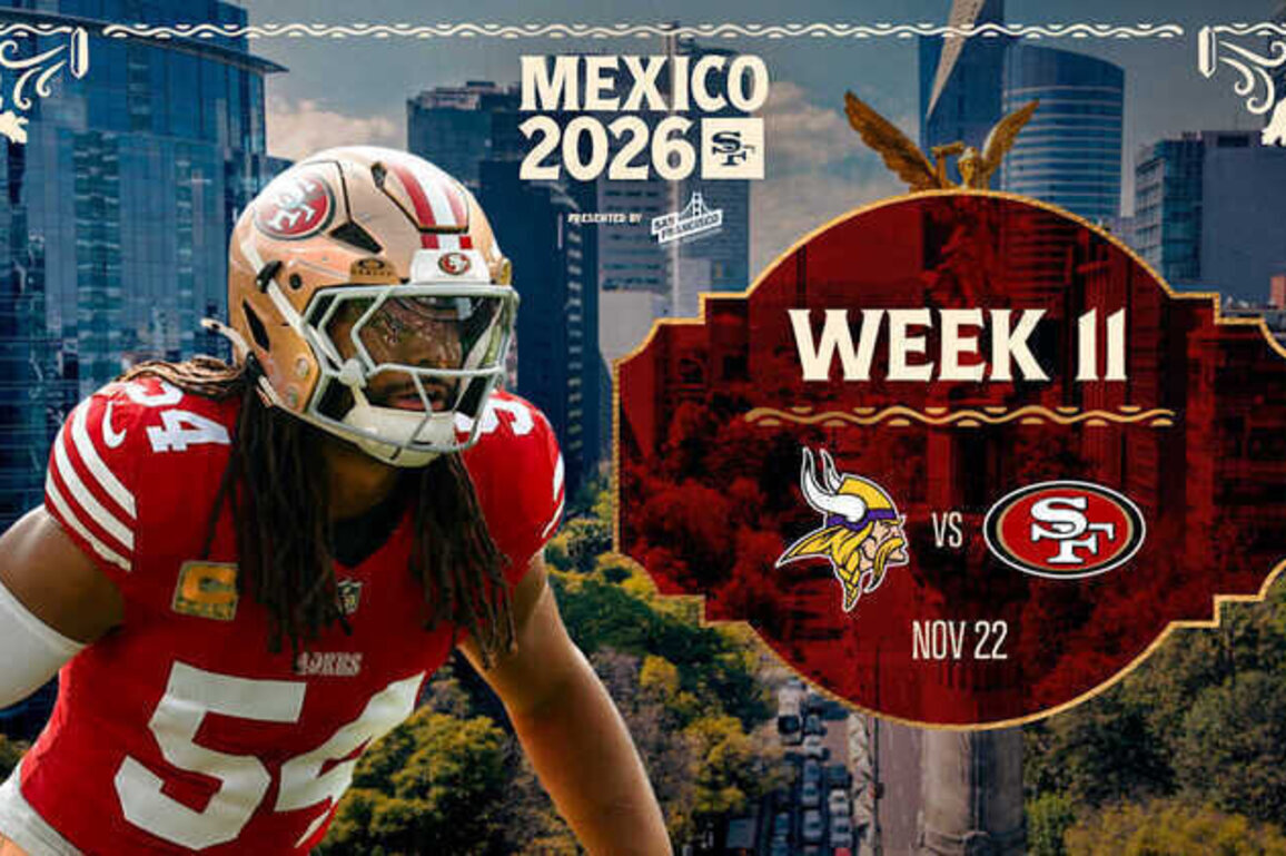 49ers to Face Minnesota Vikings in Mexico City in Week 11 'SNF'