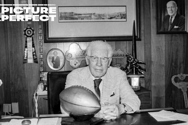 Picture Perfect: At home in his office