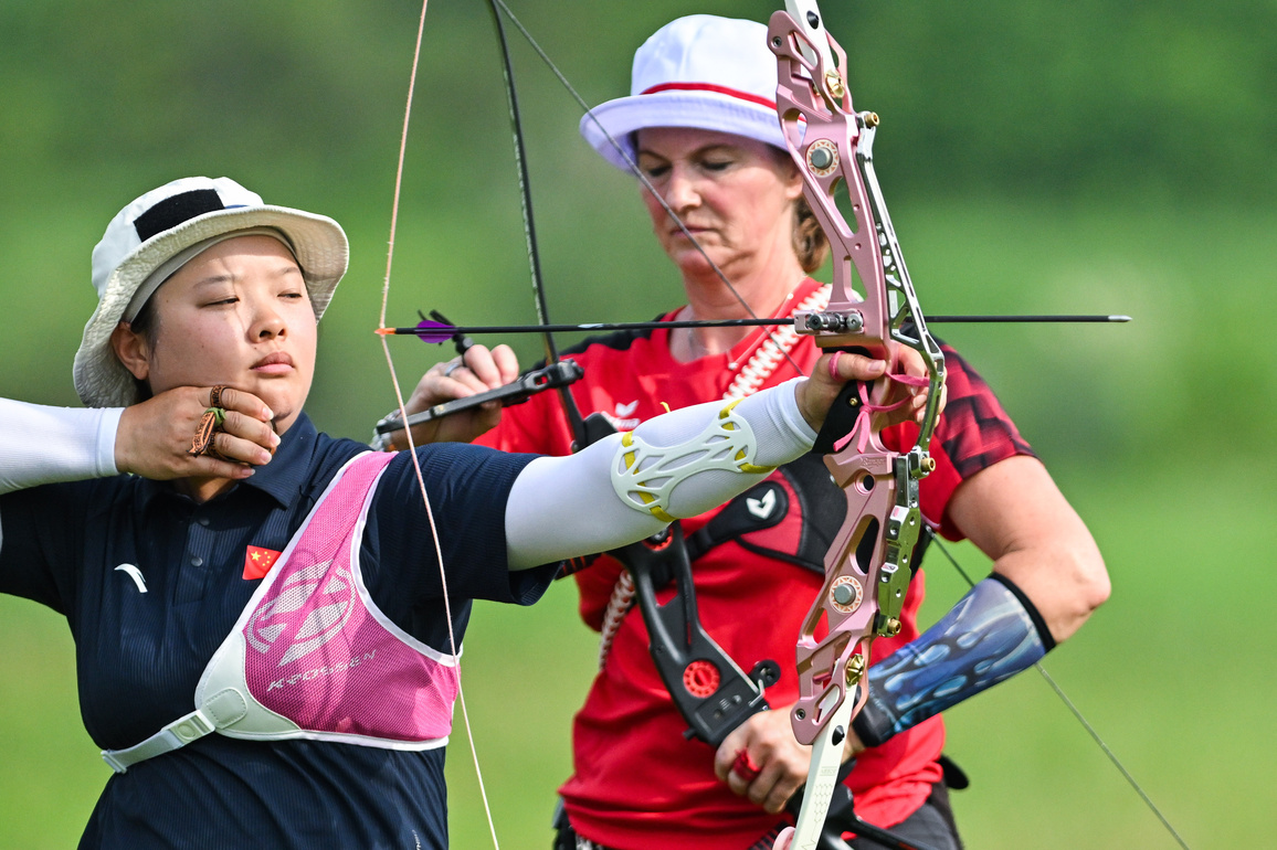 (SP)CHINA-CHENGDU-THE WORLD GAMES 2025-ARCHERY-WOMEN'S BAREBOW (CN)